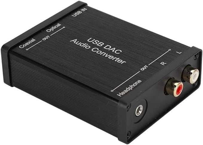 Konwerter audio USB-DAC, karta dźwiękowa Sygnał cyfrowy na analogowy