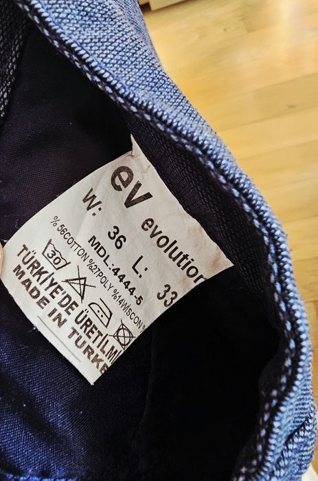 Spodnie granatowe męskie evolution skim casual  XL