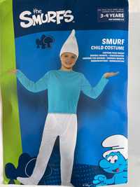 Fato de Carnaval de Criança- Smurf