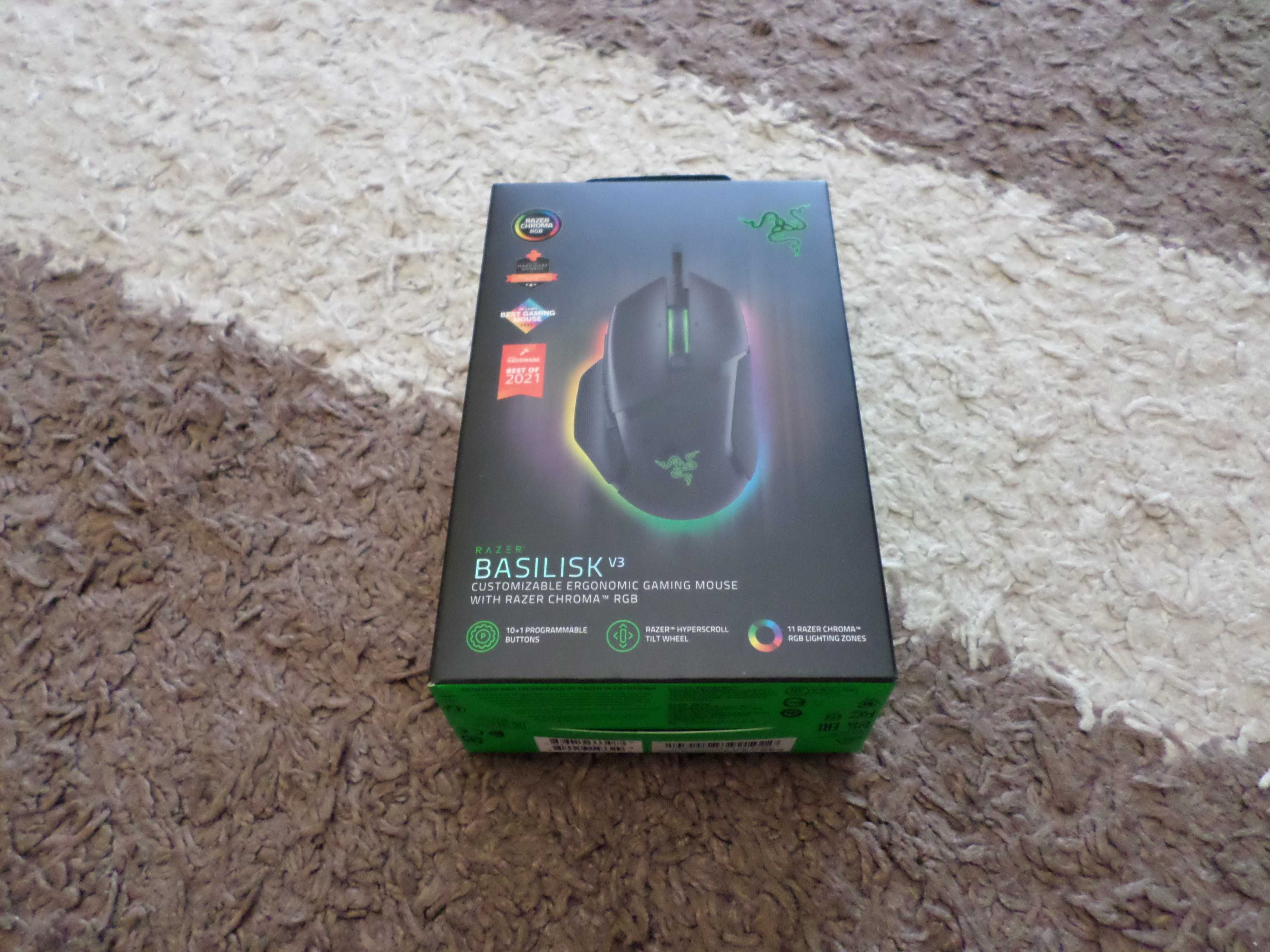 Миша Мышка Мышь Razer Basilisk V3 USB Black (RZ01-04000100-R3M1)