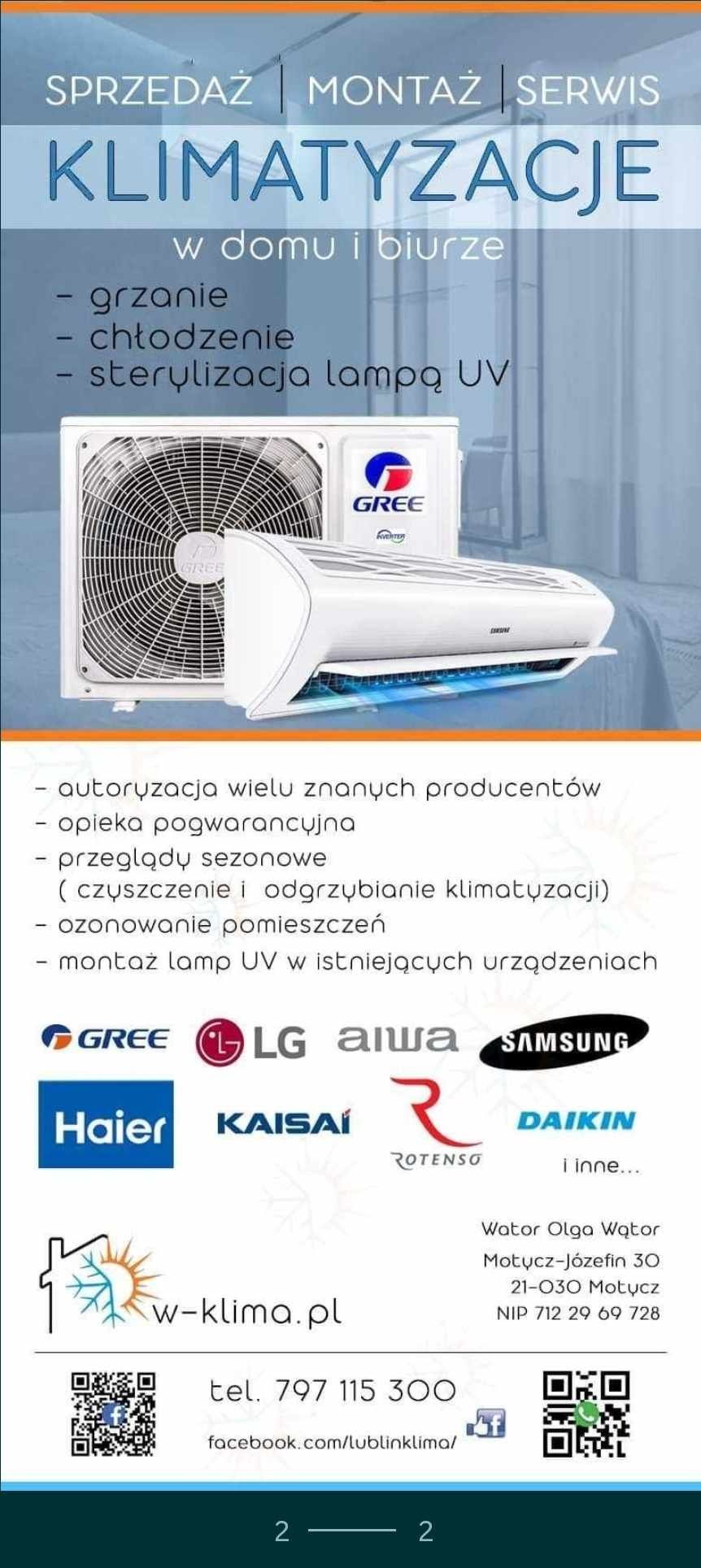 Klimatyzator z montażem - Konsi Oppira 2.6 kW!