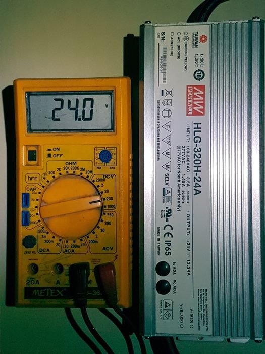 Zasilacz Mean Well HLG-320H-24A na 24V 320W