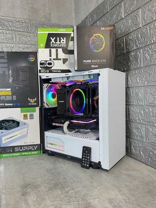 Ігровий Компьютер|ПК|Ryzen 5 5600X|DDR4 16gb|3060Ti|M.2 512gb|