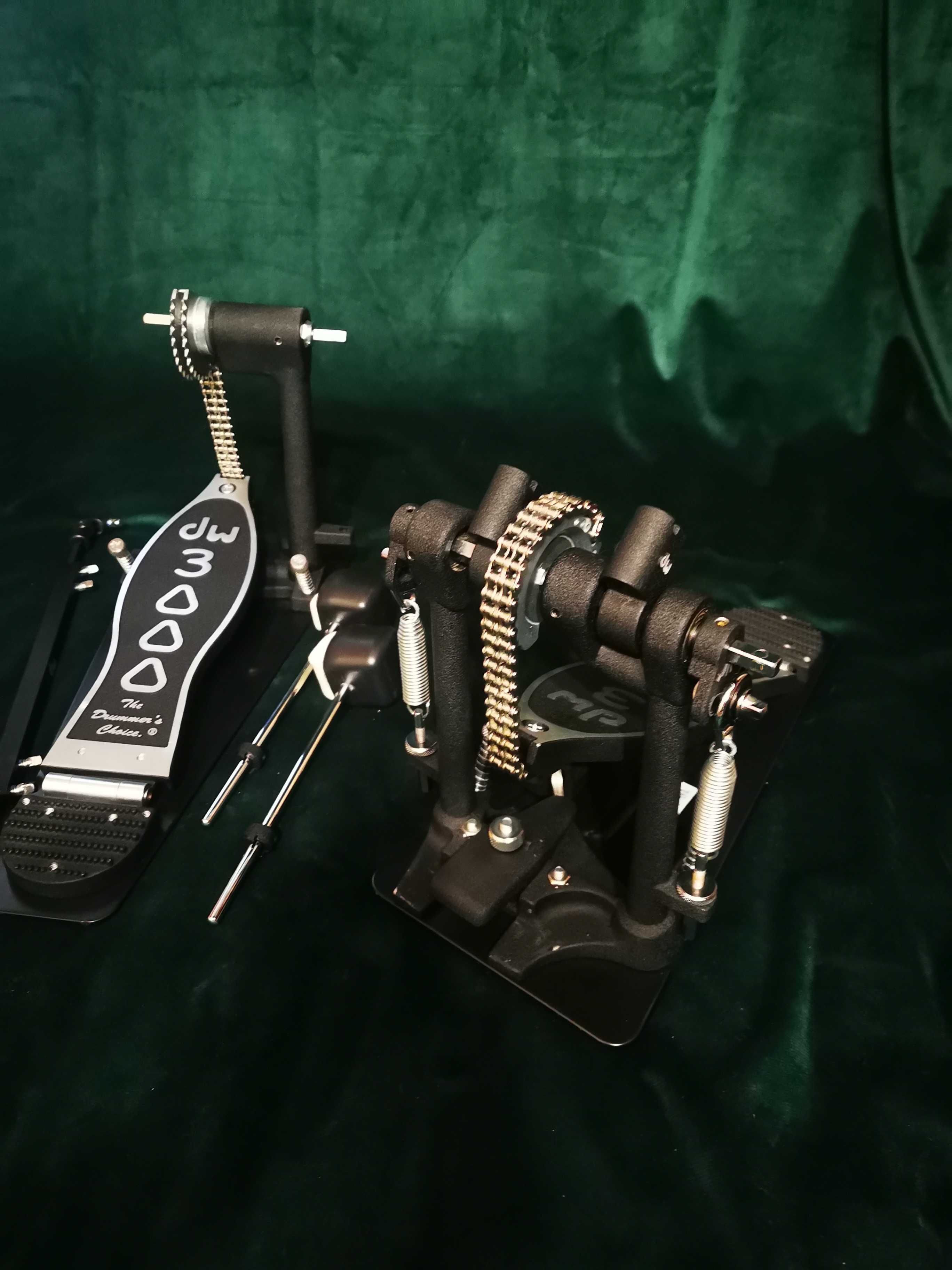 Stopa DW 3002 perkusyjna, twin pedal, hardware do perkusji