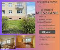 Mieszkanie na Sprzedaż— Garzyn— 12km od Leszna!
