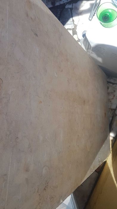 Tampo pedra mármore antigo 100x50x3cm