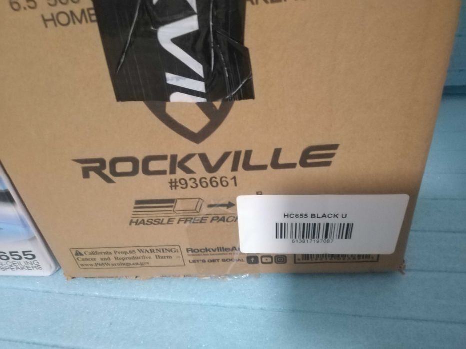 з США вбудовані стельові 6.5" 500W динамики дом.кинотеатр ROCKVILLE