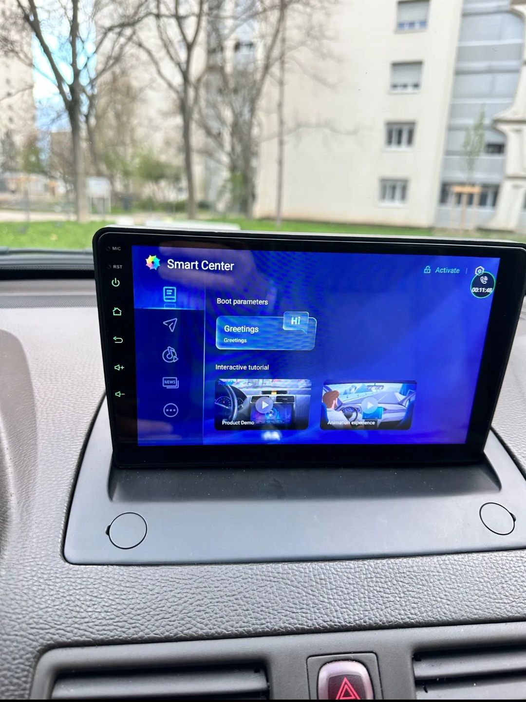 Rádio Android 13 com GPS Volvo XC90 (Novo)