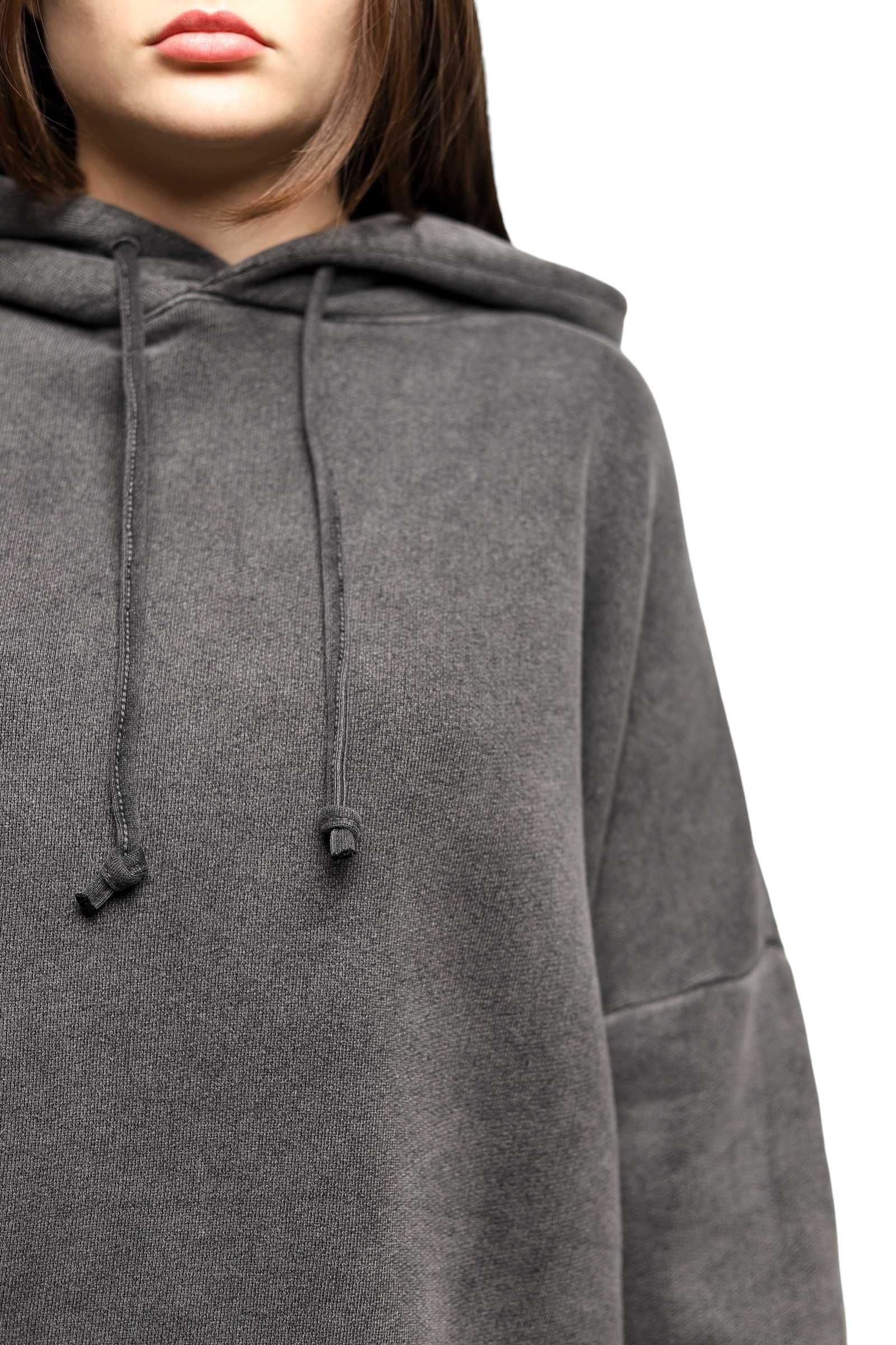 Худі Acne Studios Relaxed Hooded Sweatshirt Faded Black
