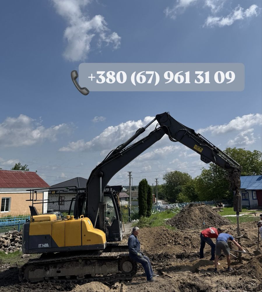Послуги спецтехніки: гідромолот, палекопер, розкопки, самоскид, трал