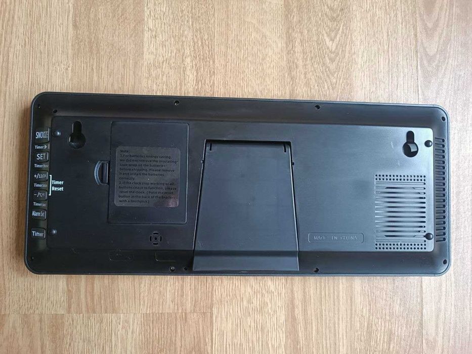 Настінний годинник від батареєк великий 36х15см