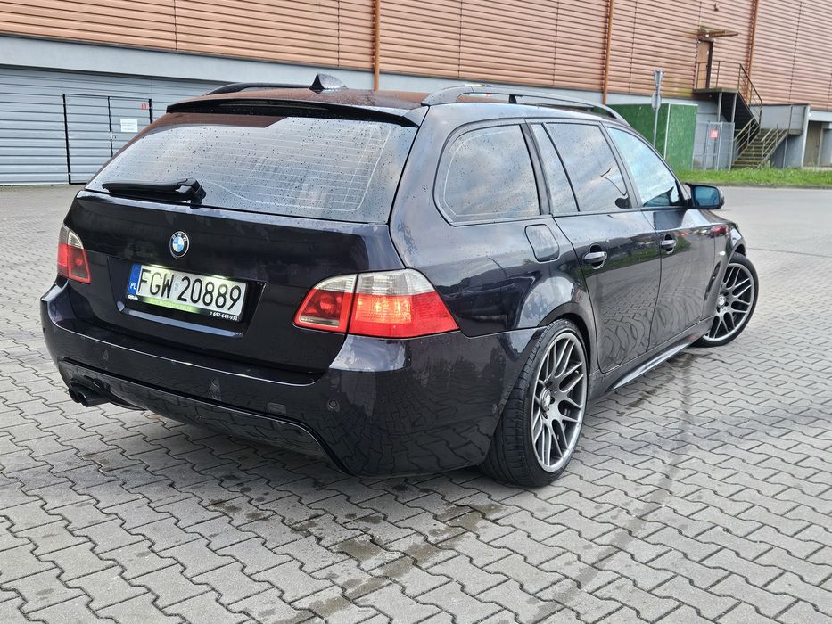 Bmw e61 ori m-pakiet 3.0d 218km automat carbonschwarz