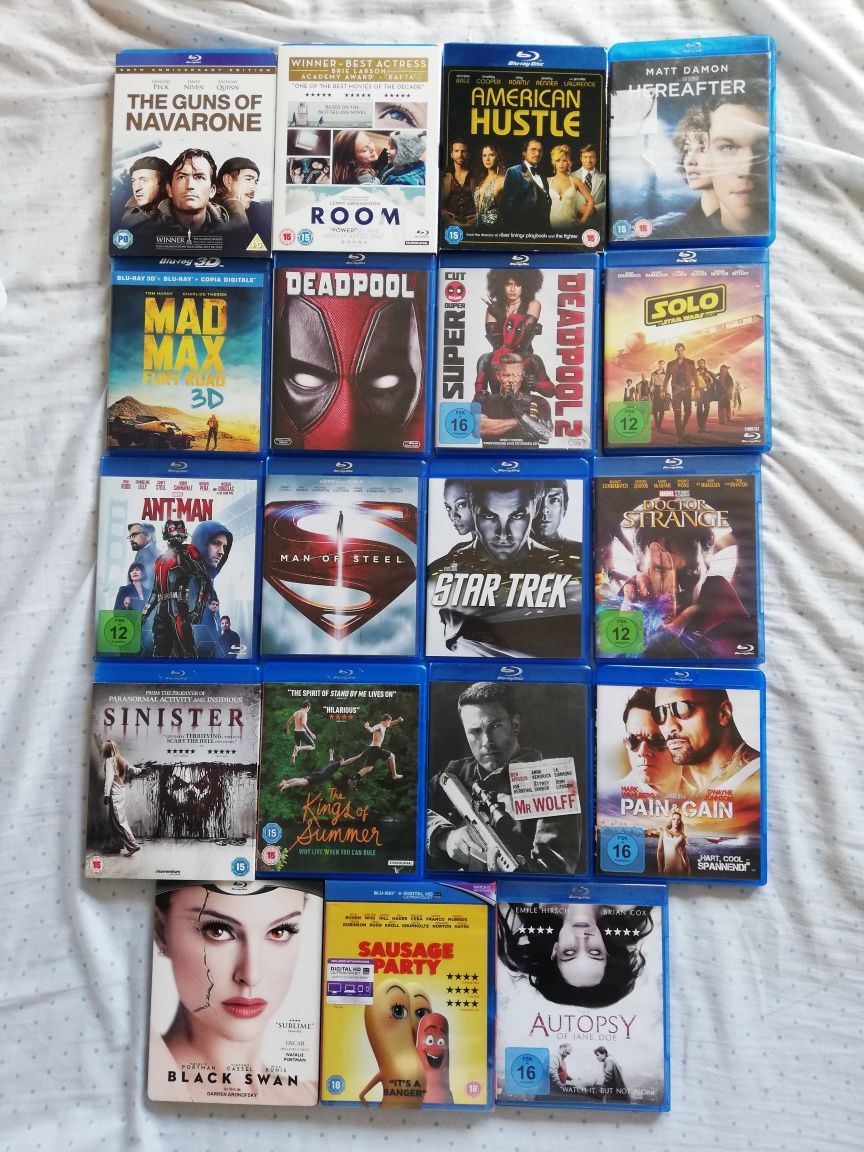 Blu rays de grandes filmes (portes grátis)