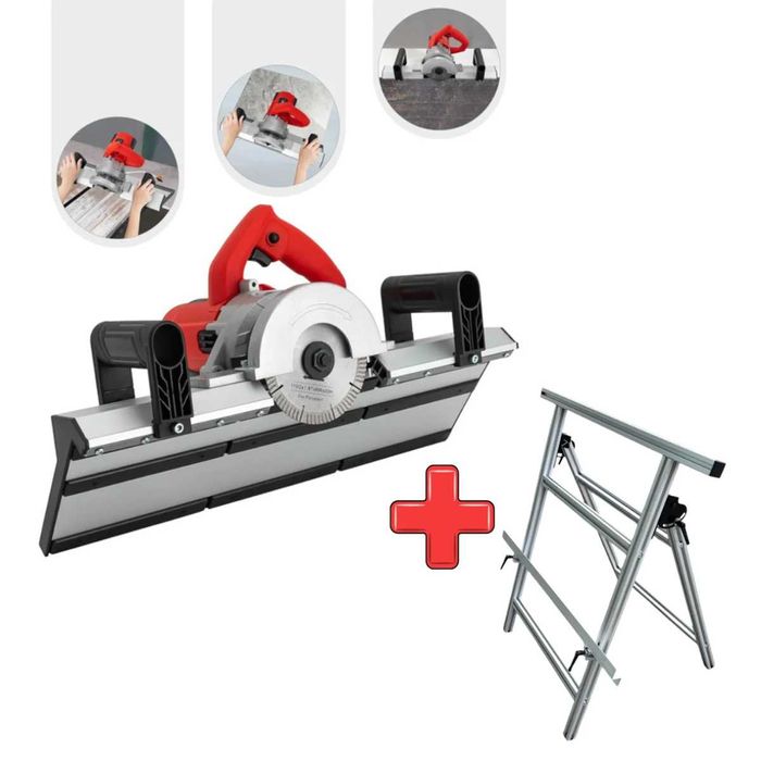 Плиткоріз-слайдер під 45 з каркасом для заусовки плитки (FIX45TOP)