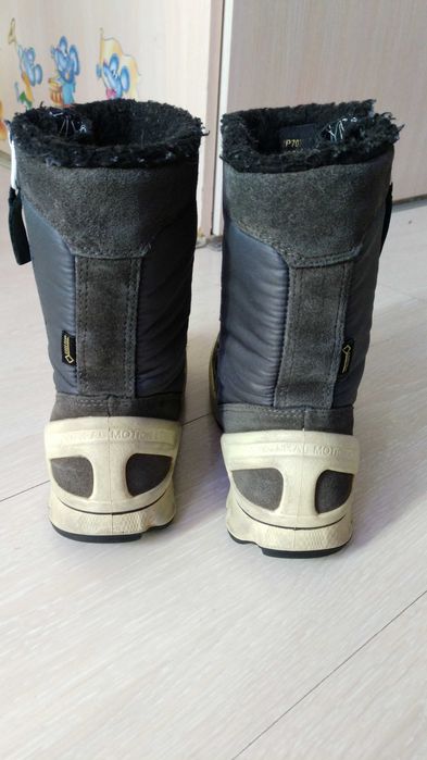 Зимние сапоги ecco, 21 см стелька