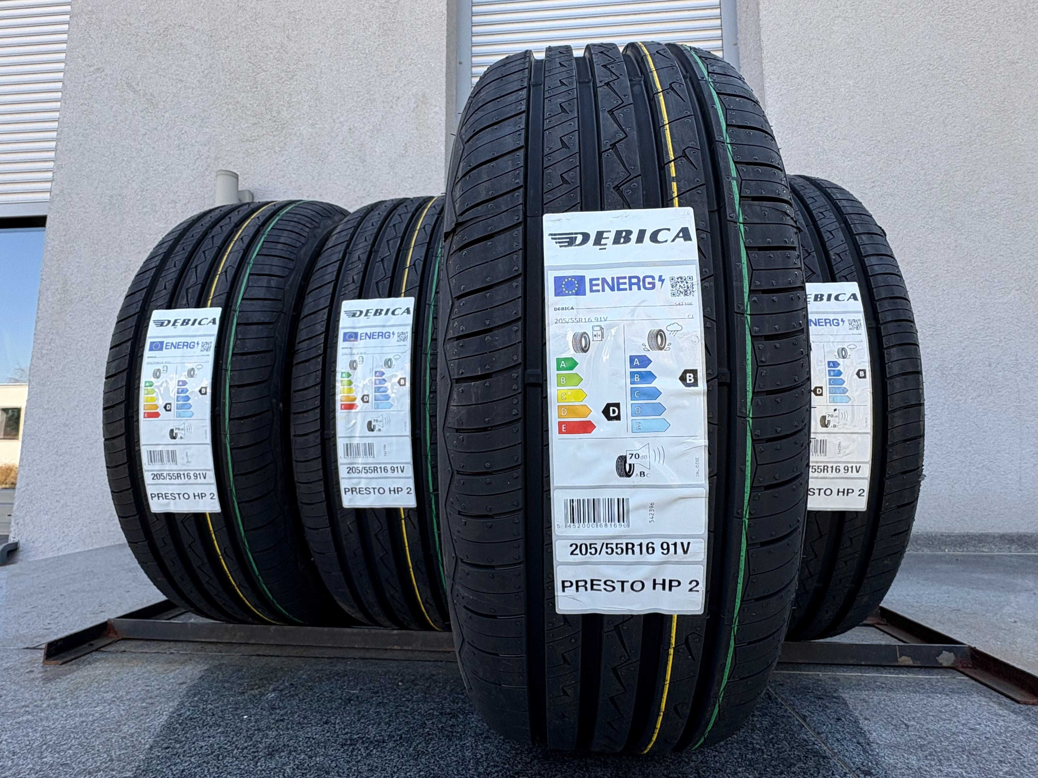 x4 letnie 205/55R16 Dębica PrestoHP2 91V prod. 2025r PROSTO Z FABRYKI