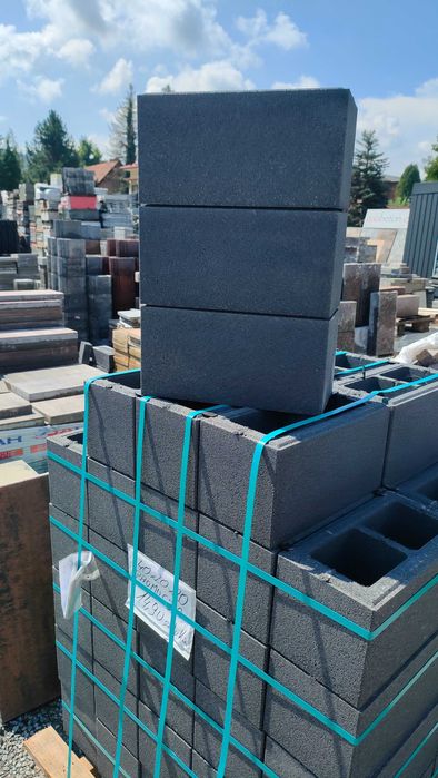 Pustak bloczek donica ogrodzenie 40x20 ogrodzenia pustaki ogrodzeniowe