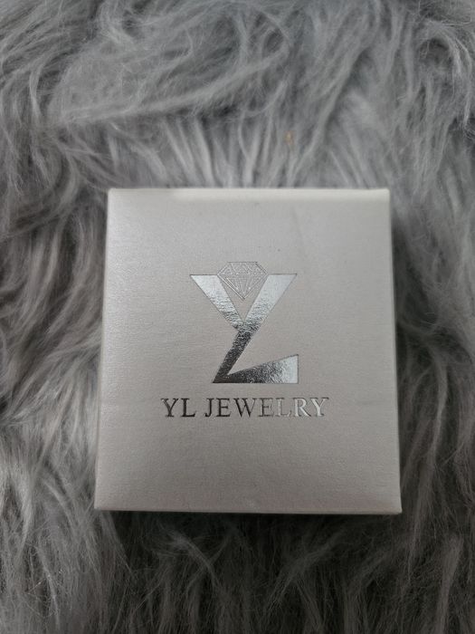 YL SREBRNY łancuszek z przywieszką krzyżyk z j. Różowym kamieniem p925