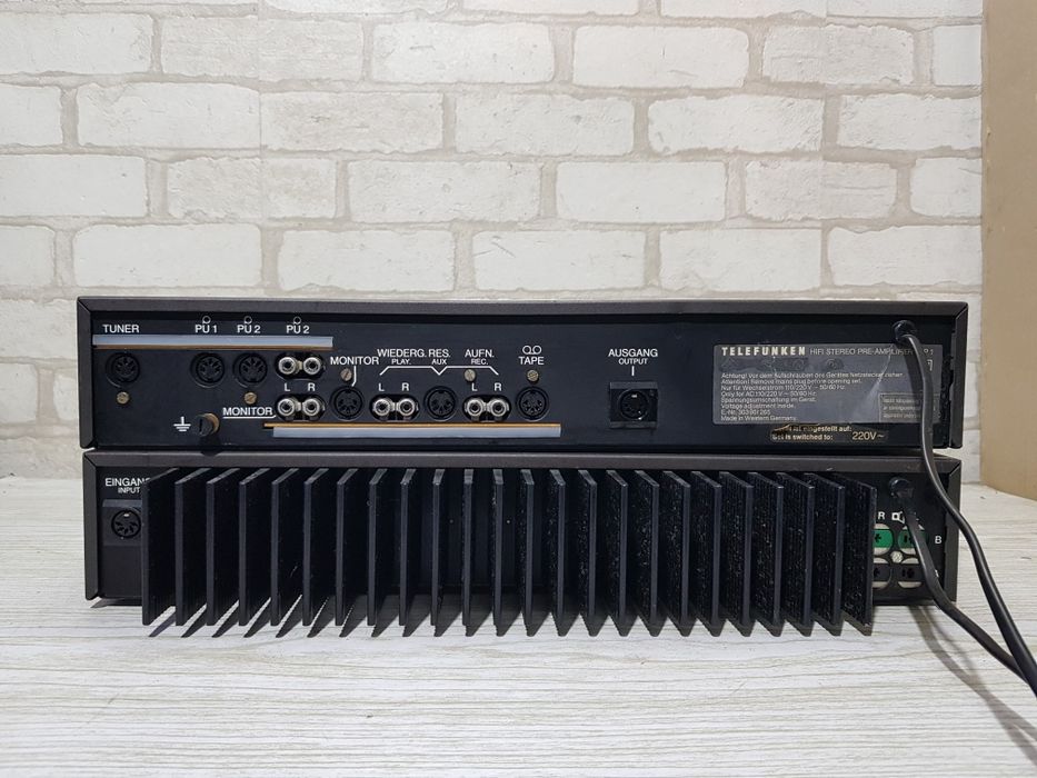 Предусилитель / оконечник/ Підсилювач Telefunken STP/STM 2x120Вт