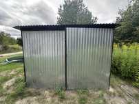 Garaż blaszany 3x5 m