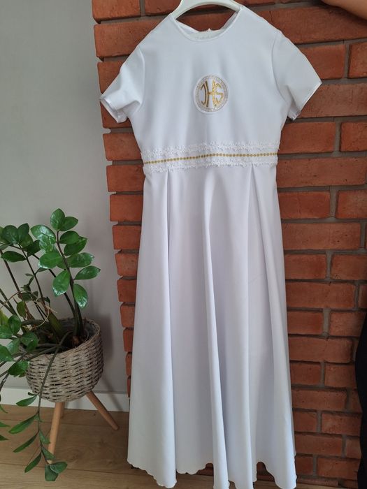 Alba Sukienka komunijna 134-140 z torebka i bolerkiem