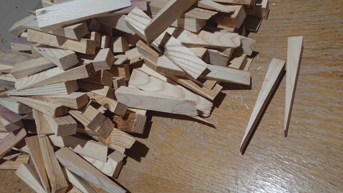 Kliny drewniane montażowe 500 szt