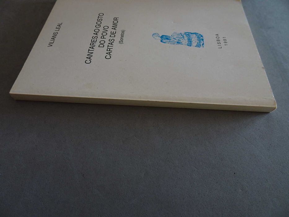 Livro Vinians Leal - Cantares ao gosto do povo cartas de amor 1991