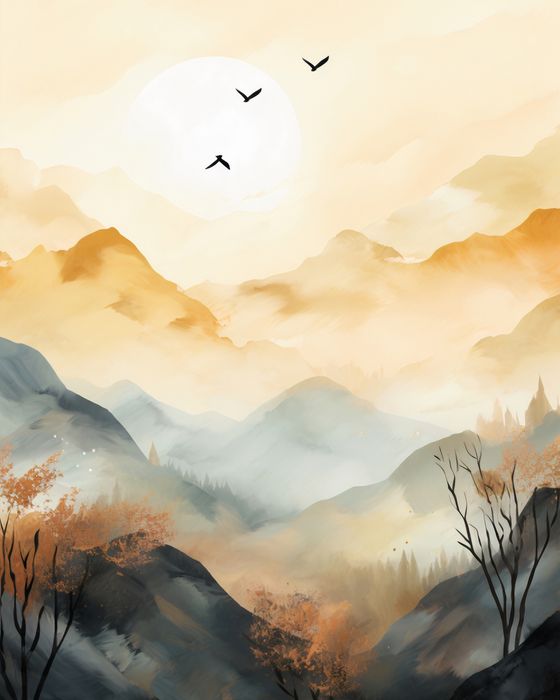 Plakat 40x50cm Zorza Świtania