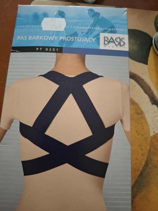 Pas barkowy prostujący