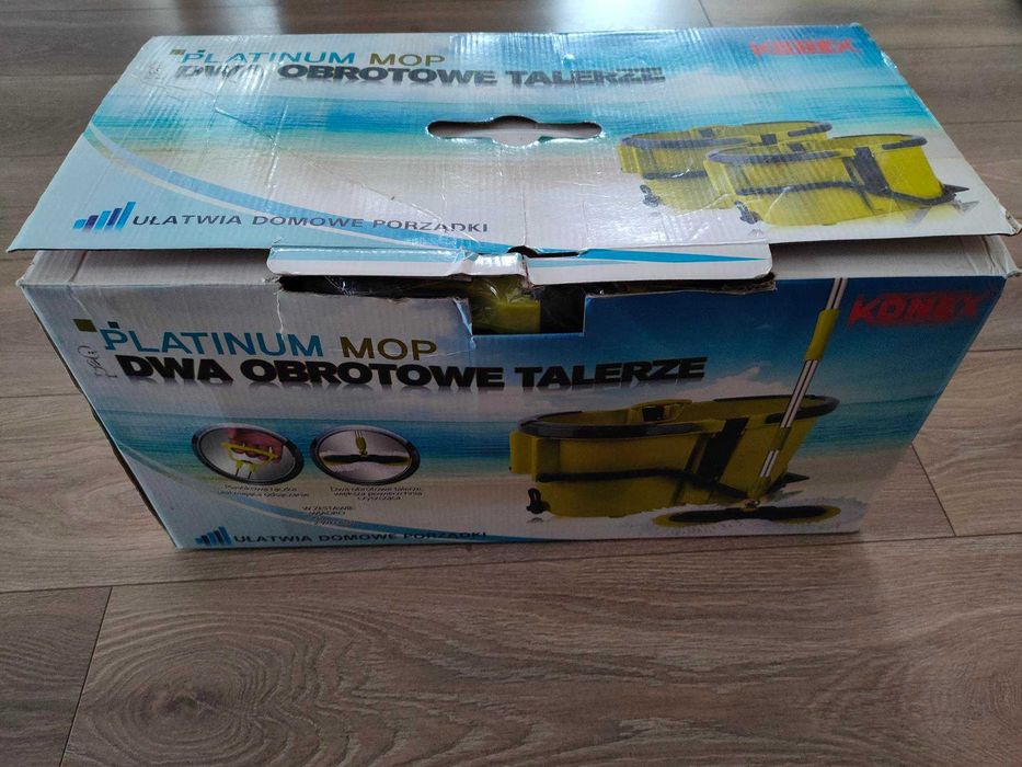 Mop Platinum z dwoma obrotowymi talerzami