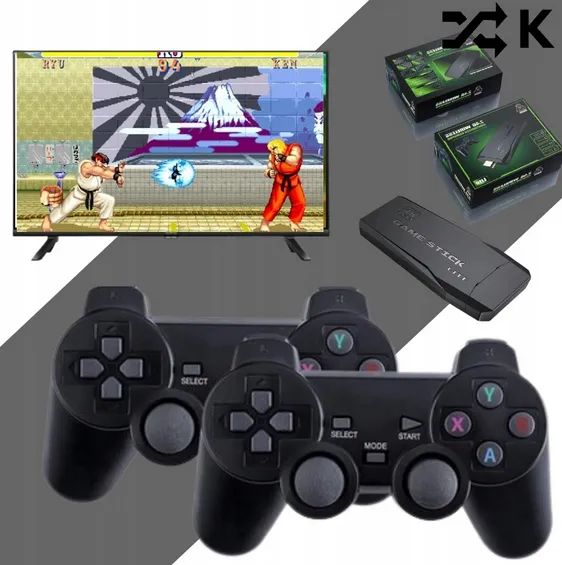Konsola Usb Bezprzewodowe Pady Gry 4K Gra Emulator