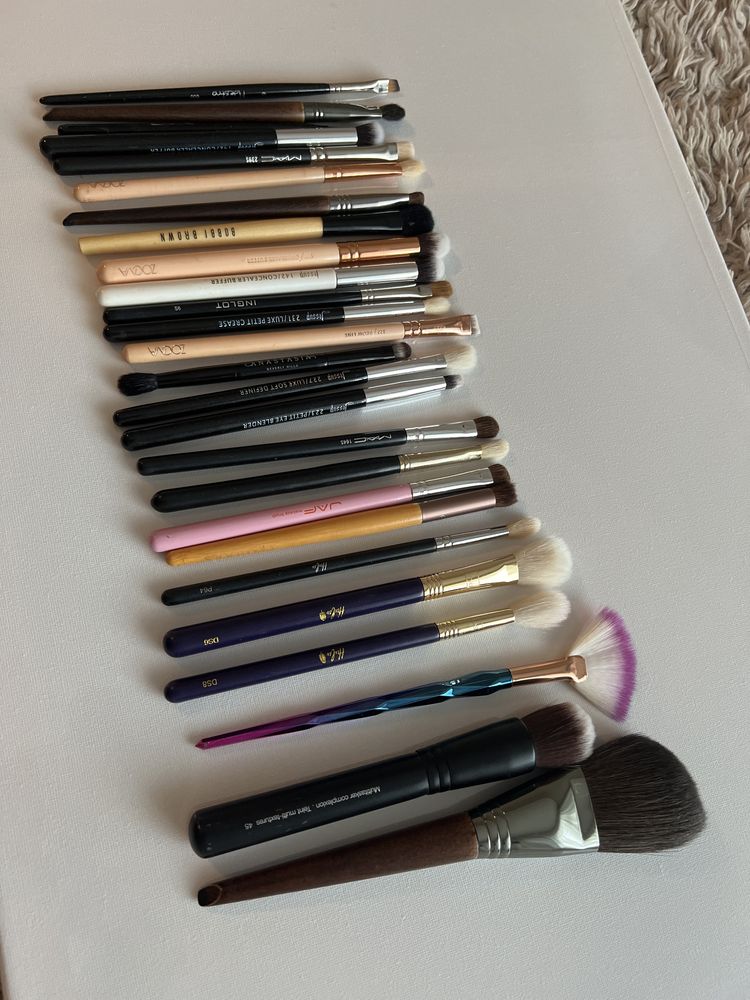 Zestaw pedzli 26 szt Mac bobbi brown Sephora hulu jaf abh jessup zoeva