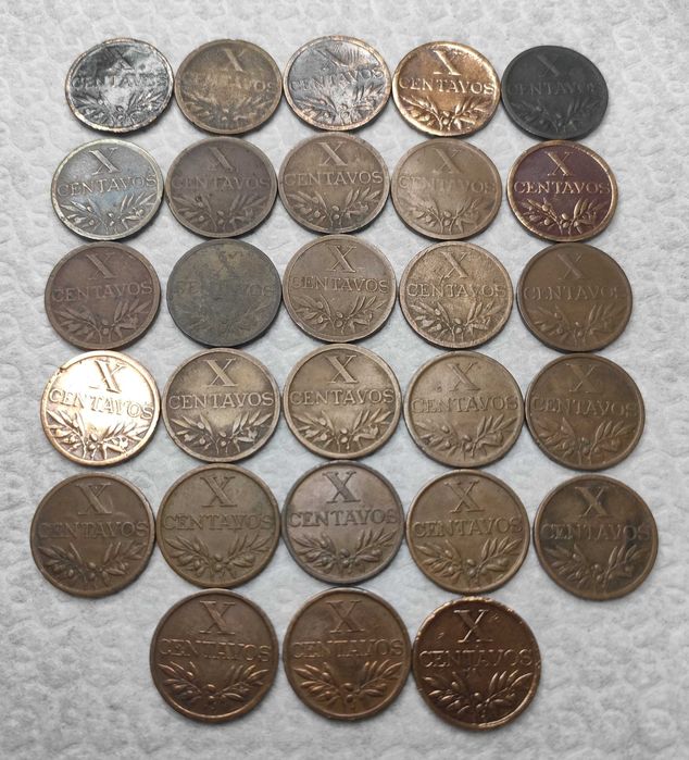 Coleção completa de X Centavos (28 moedas) #2