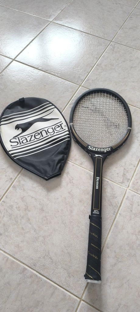 Raquete de tênis vintage Slazenger Demon