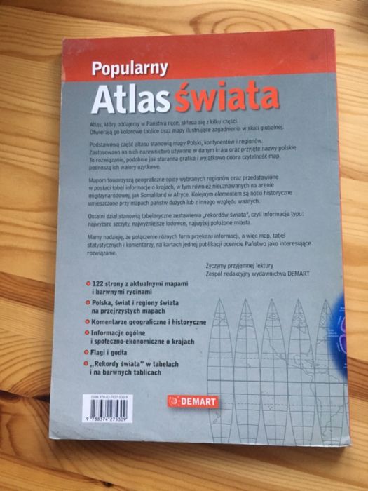 Popularny Atlas Świata NOWY
