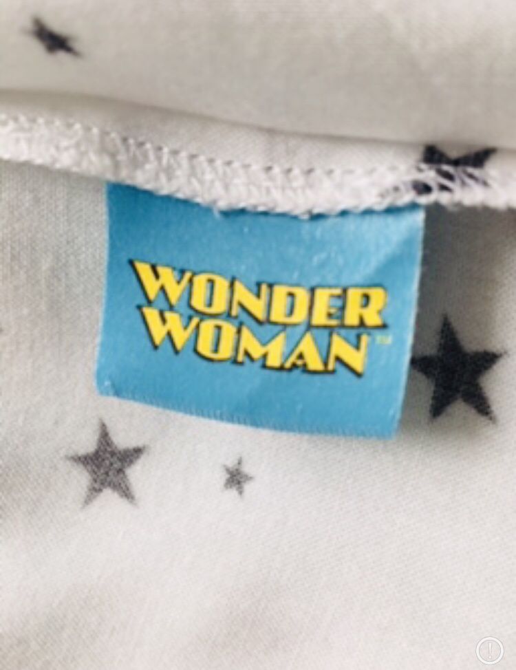 Reserved bluzka koszula biała Wonder Woman logo DC j.nowa 36 S 38 M
