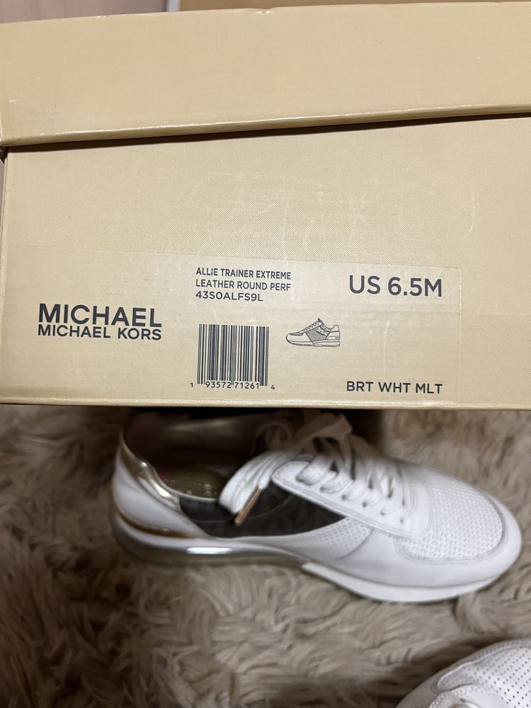 Michael Kors sneakersy Adidasy skórzane 36,5 Allie monogram logowane