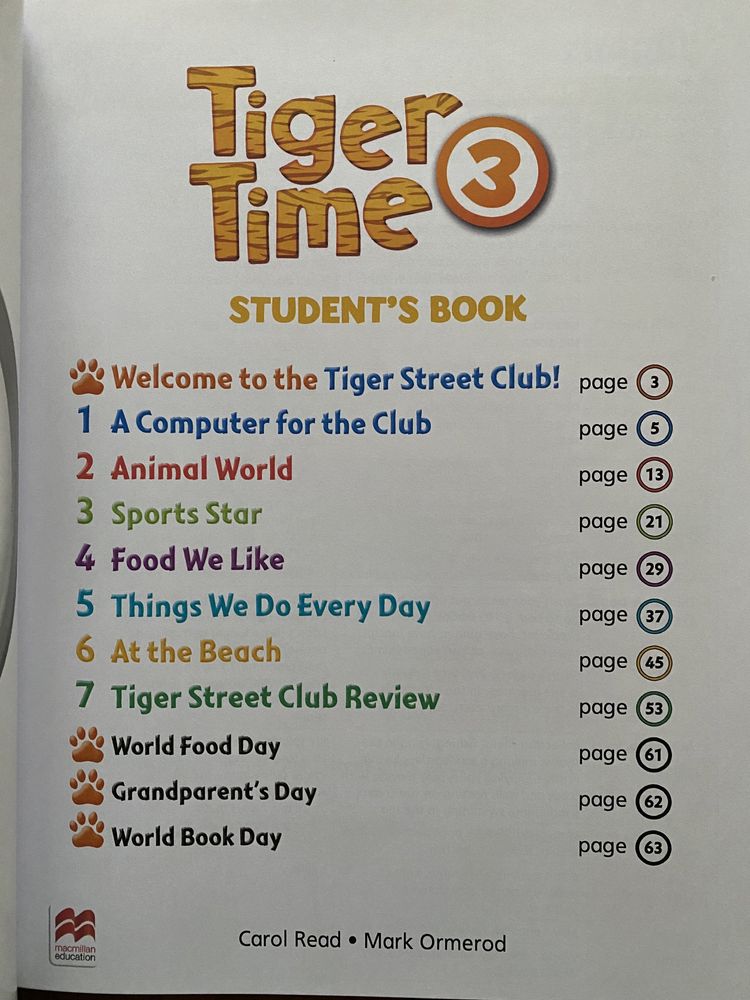 Tiger Time 3 Student’s Book with eBook