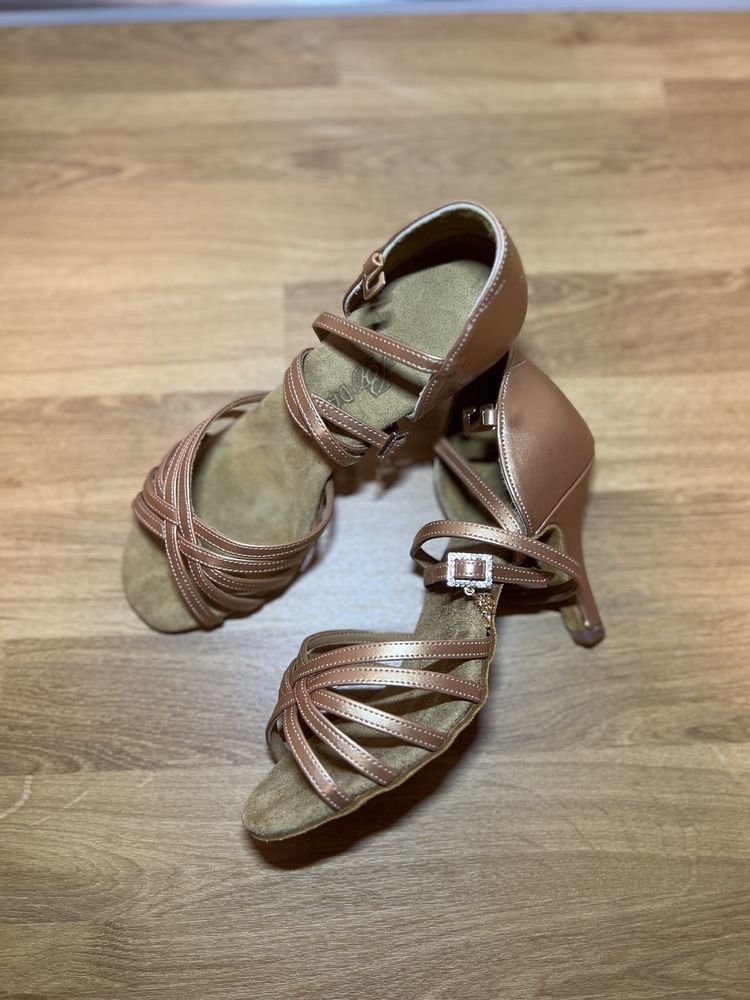 Латина кожаные босоножки BDdance туфли для танцев