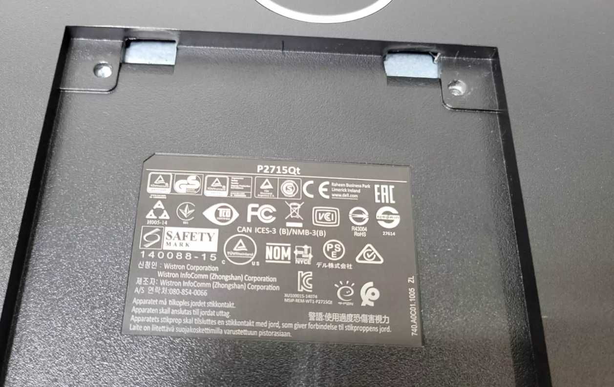 Монітор Dell P2715Q 27"  Ultra HD 4K 3840x2160 HDMI DisplayPort miniDP