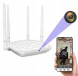KAMERA szpiegowska w routerze ROUTER WIFI 4K DETEKCJA RUCHU alarmy app