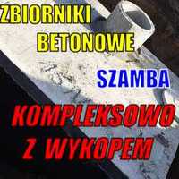 Szambo/szamba 9m3  betonowe zbiornik betonowy Piwnice Ziemianki