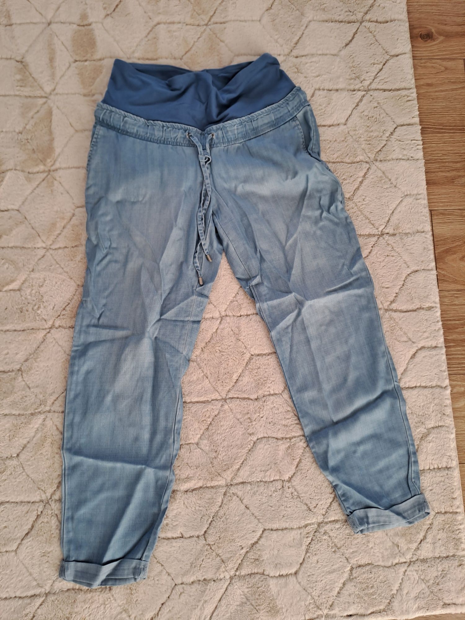 Szerokie spodnie ciazowe M