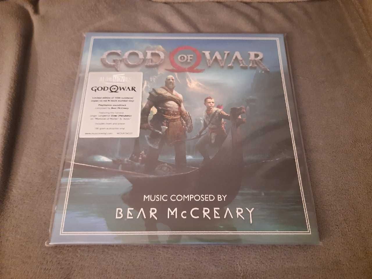 GOD OF WAR soundtrack Bear Mccreary czerwono-czarne winyle