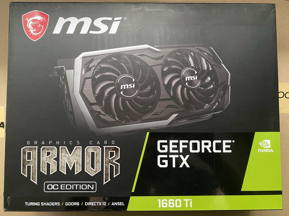 Karta graficzna MSI NVIDIA GeForce GTX 1660Ti