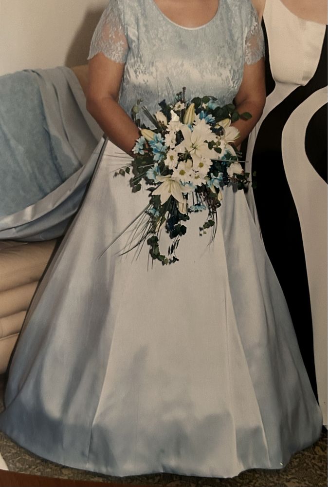 Vestido de noiva azul bebe
