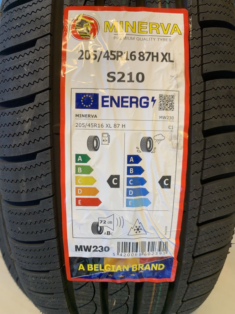 NOWE Opony opona zimowa zimowe 205/45R16 S210 87H XL Minerva