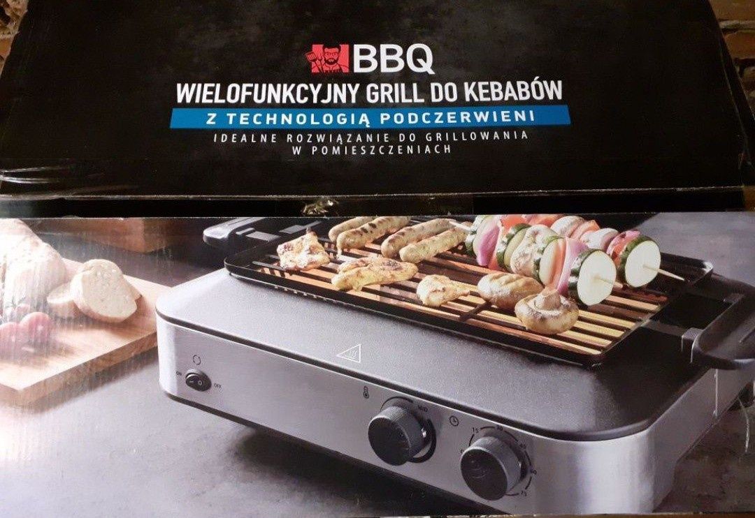 Nowy grill z obrotowym rożnem