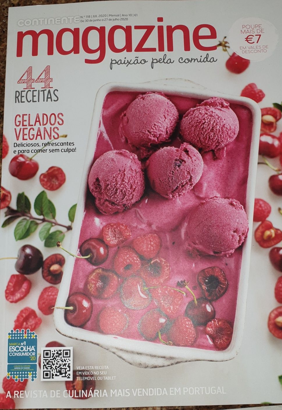 Revistas de culinária Continente Magazine