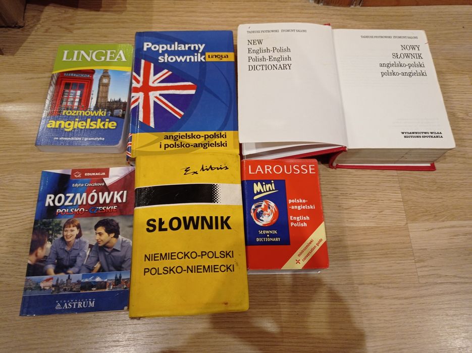 Zestaw słowników , angielski , niemiecki , rozmówki